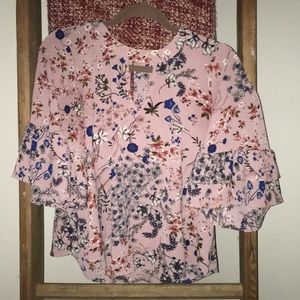 Urban Romantics Ruffle Sleeve Top